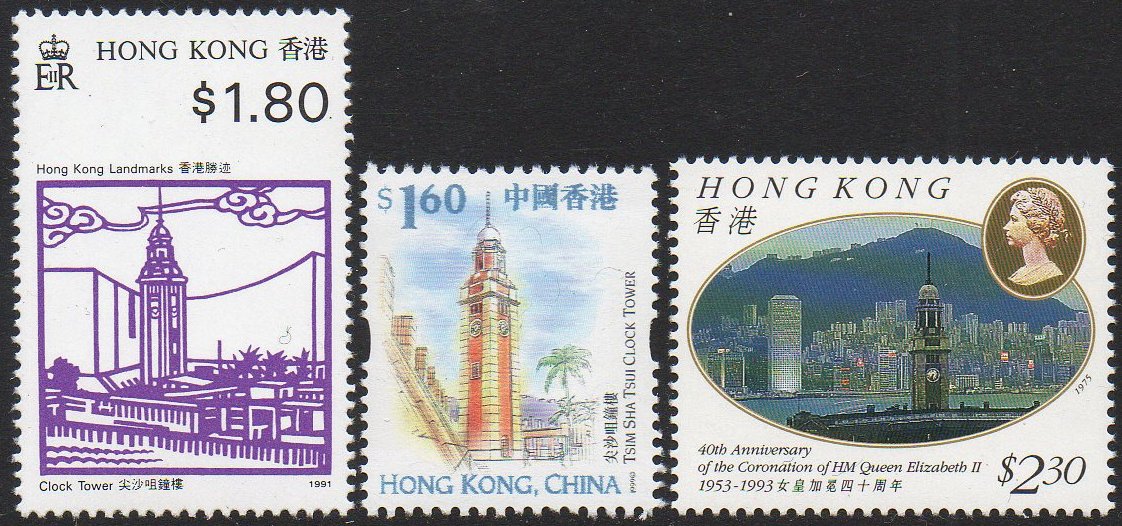 Hong Kong Kowloon Railway Station Clock Tsim Sha Tsui